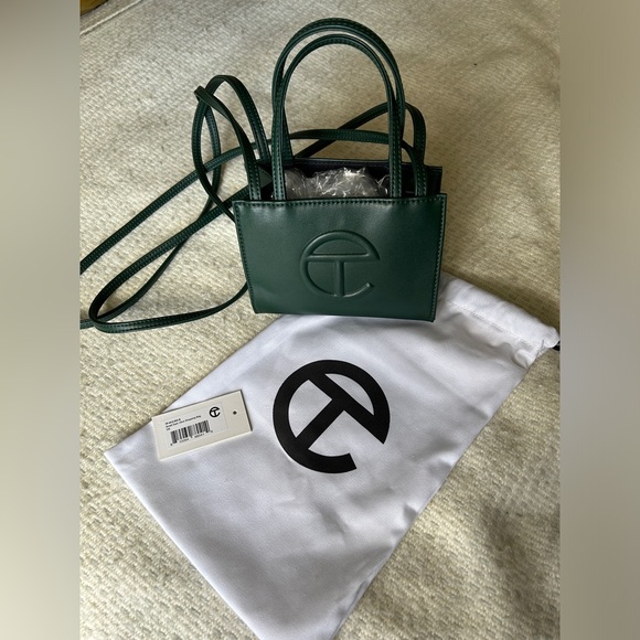 TELFAR Small Dark Olive Shopping Bag - Picture 5 of 17